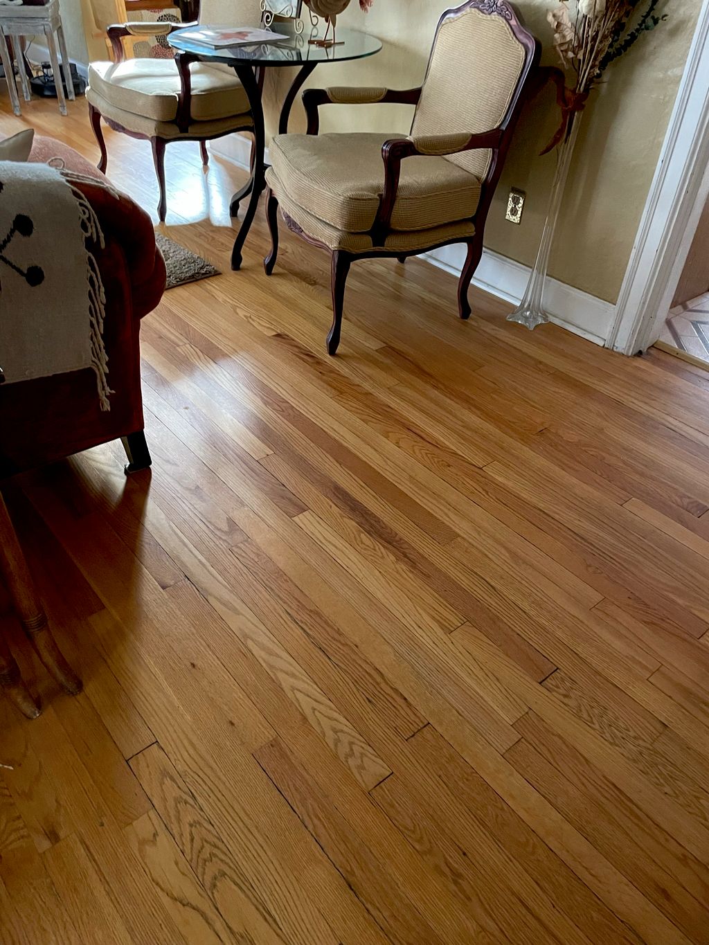 standard after cleaning floors