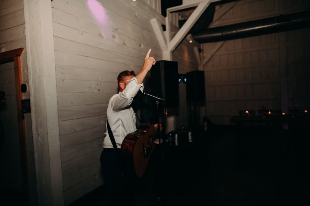 Working with Evan for our wedding live music was a