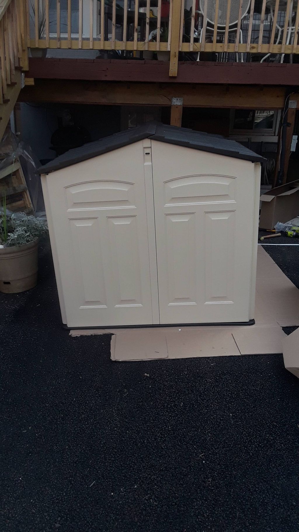 Storage Shed Flatbox Assembly 