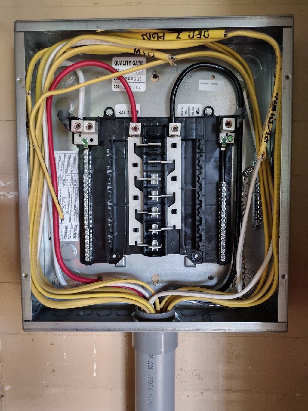 Replacement of Interior Panel and Breakers / Remod