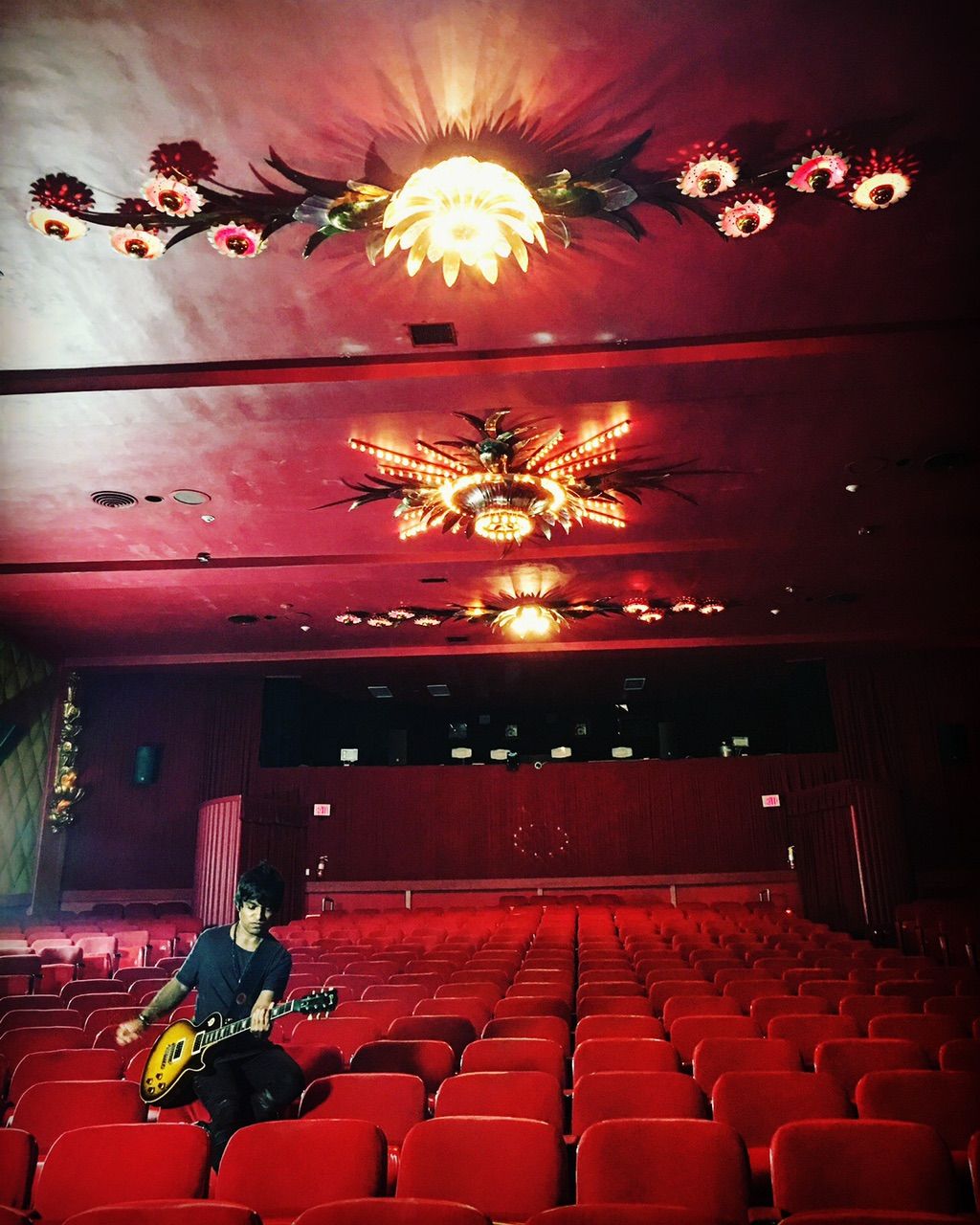 Filming for a music video