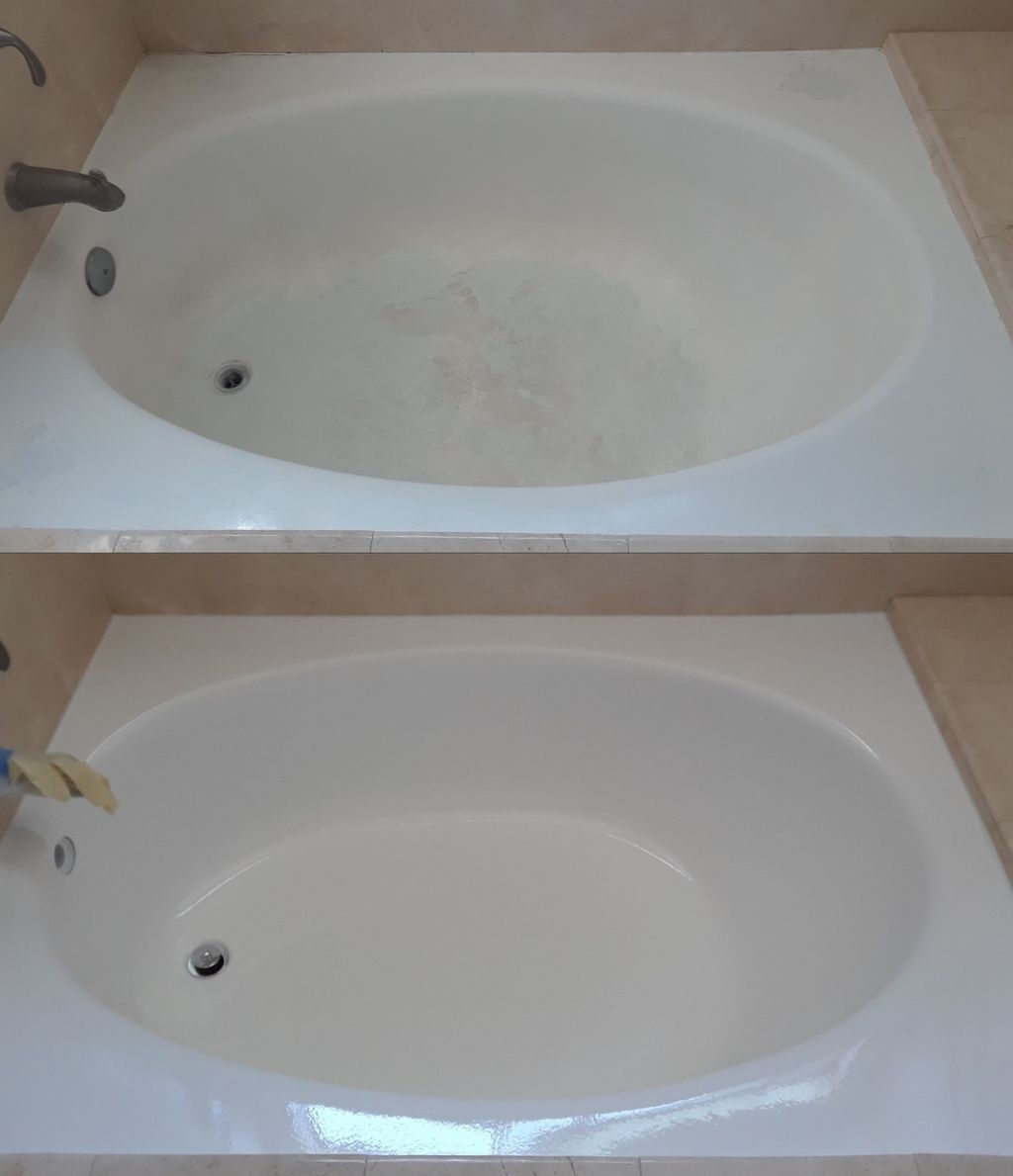 Porcelain Roman Tub Refinish