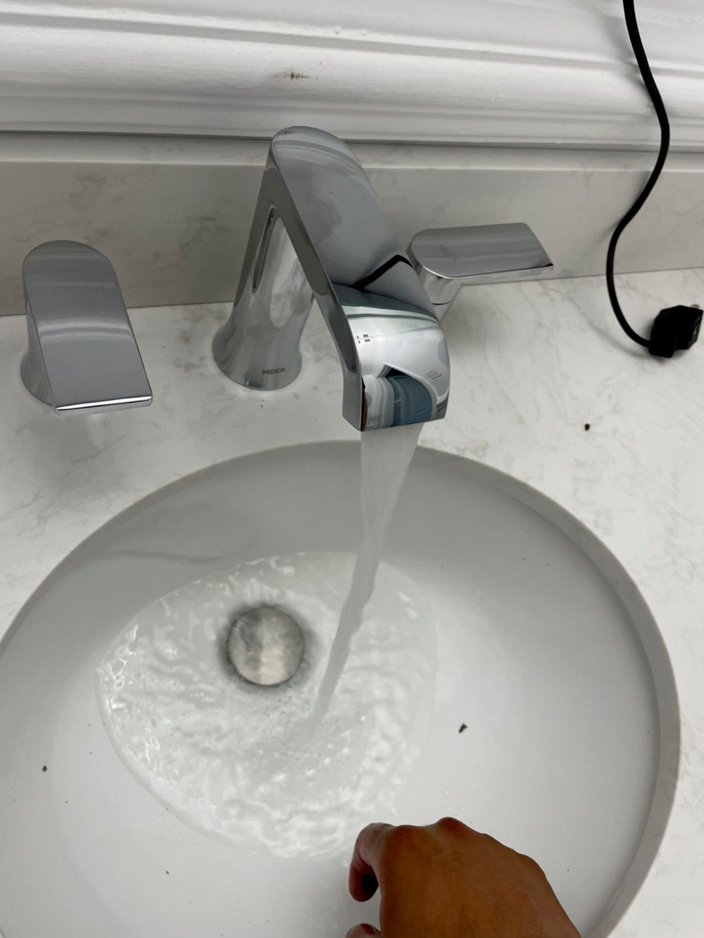Faucet installed