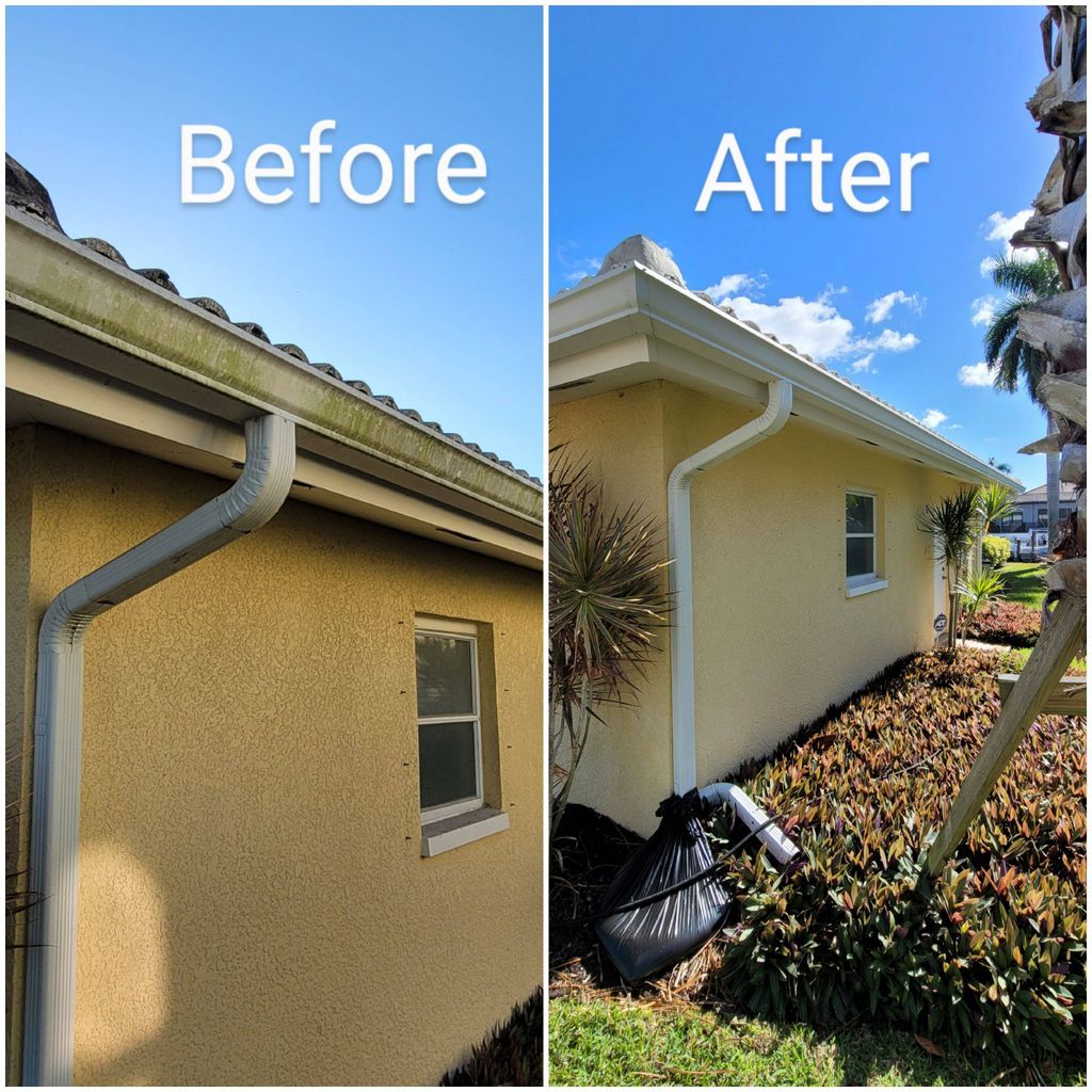 Gutter softwash 
