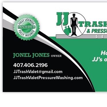JJ TRASH VALET & PRESSURE WASHING