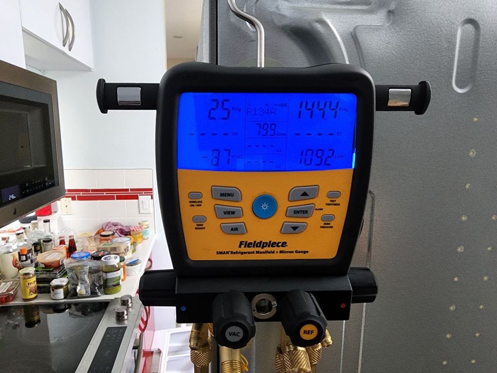 Refrigerator Flushing Sealed System