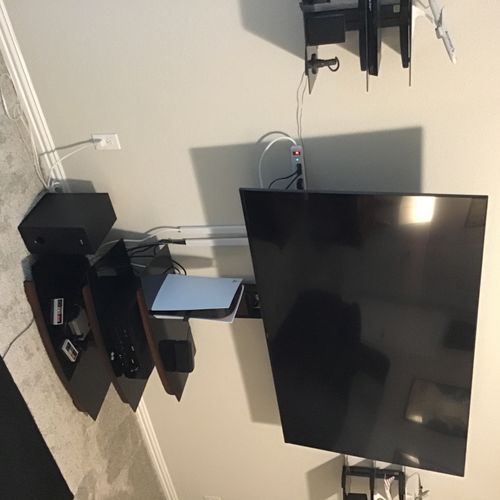 Used Rico’s smart tech to have a 75 inch TV delive