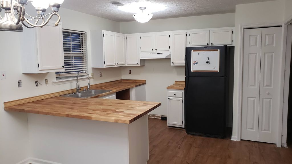 We Painted Cabinets & Installed Butcher Block Coun