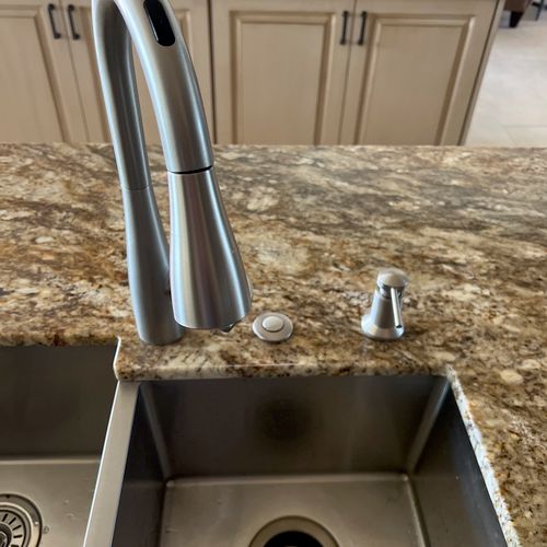 Amazing job installing our new smart faucet! Very 