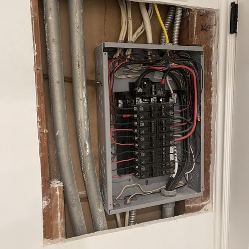 Circuit Breaker Panel or Fuse Box Installation