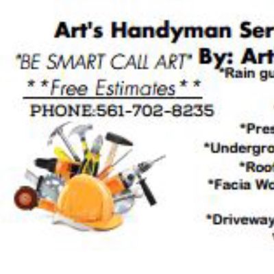Avatar for Arts handyman services- Be smart call Art!
