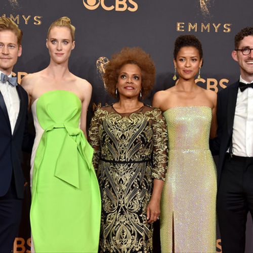 At the 2017 Emmy's with Black Mirror: San Junipero