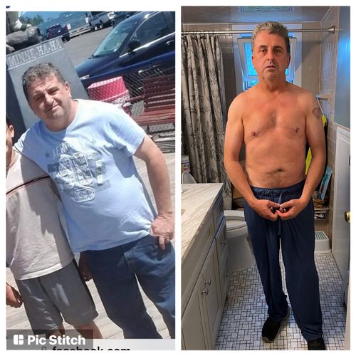 Fat loss client Jonas down over 20lbs 