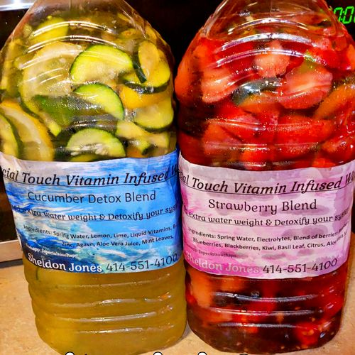 ask about my vitamin infuse water's:Great for deto