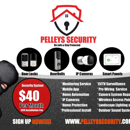 Home Security and Alarms Install