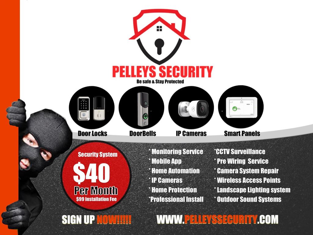 Home Security and Alarms Install