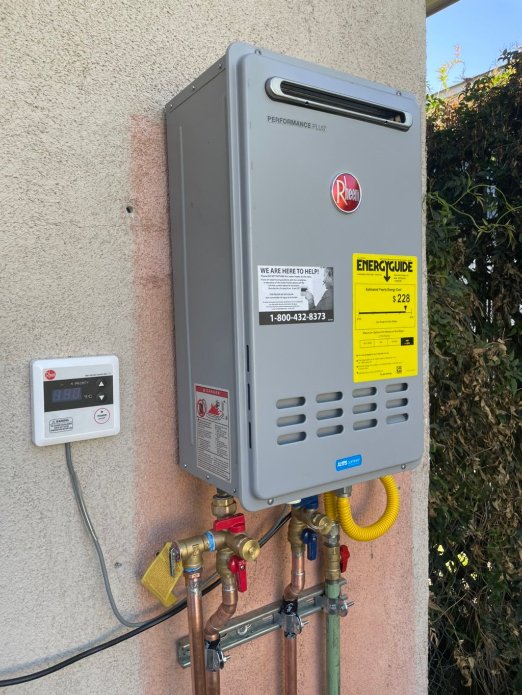 Tankless water heater install!