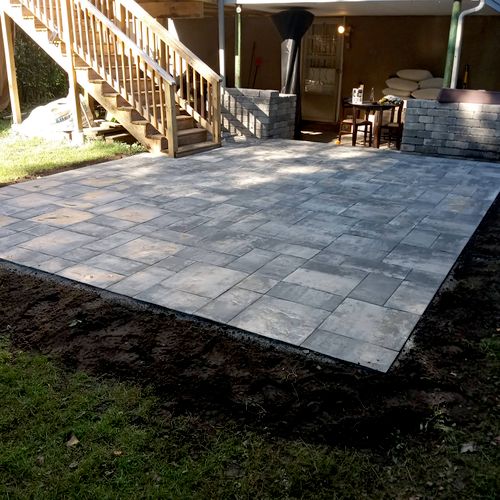 Home Line Construction recently did a patio for me