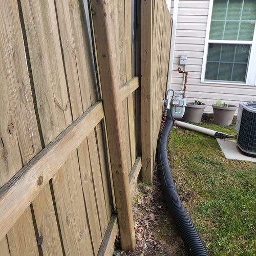 Did an excellent repair on my leaning fence. Alex 