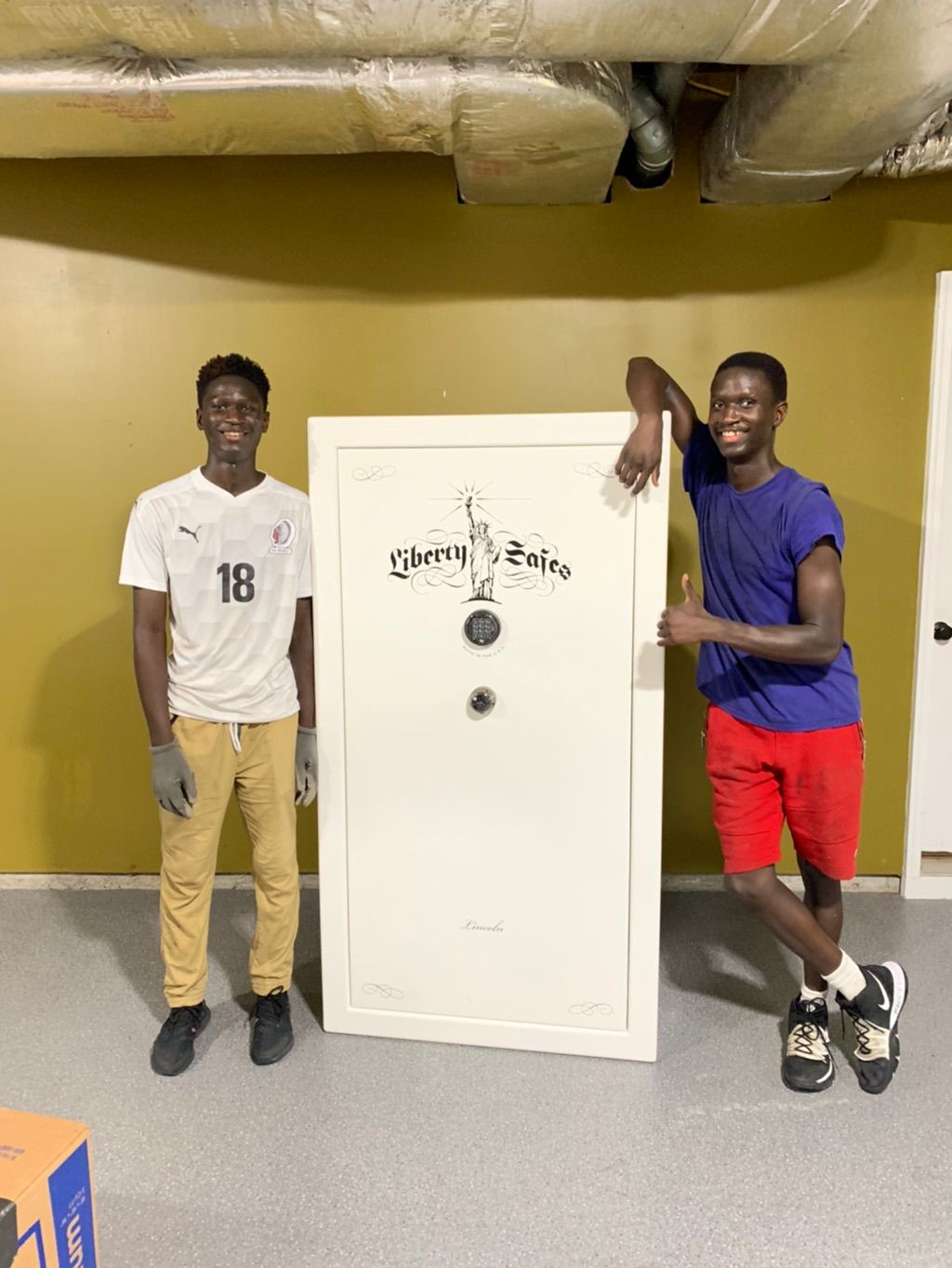 1000 Pound safe no biggie.