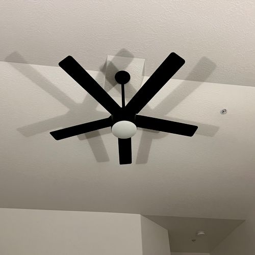 Did a great job! I had a ceiling fan that needed a