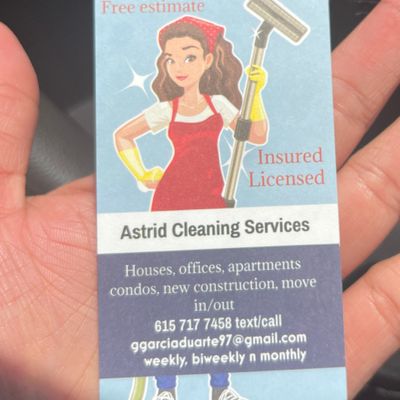Avatar for Astrid cleaning service