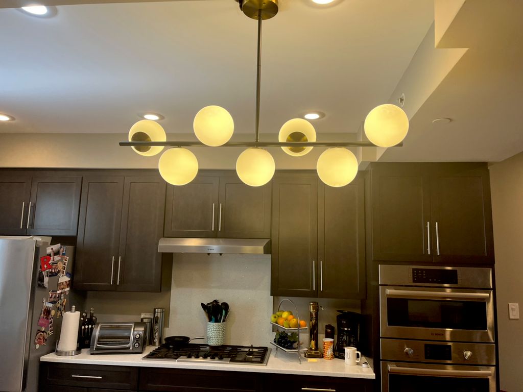 Did a fantastic job with our light fixture install