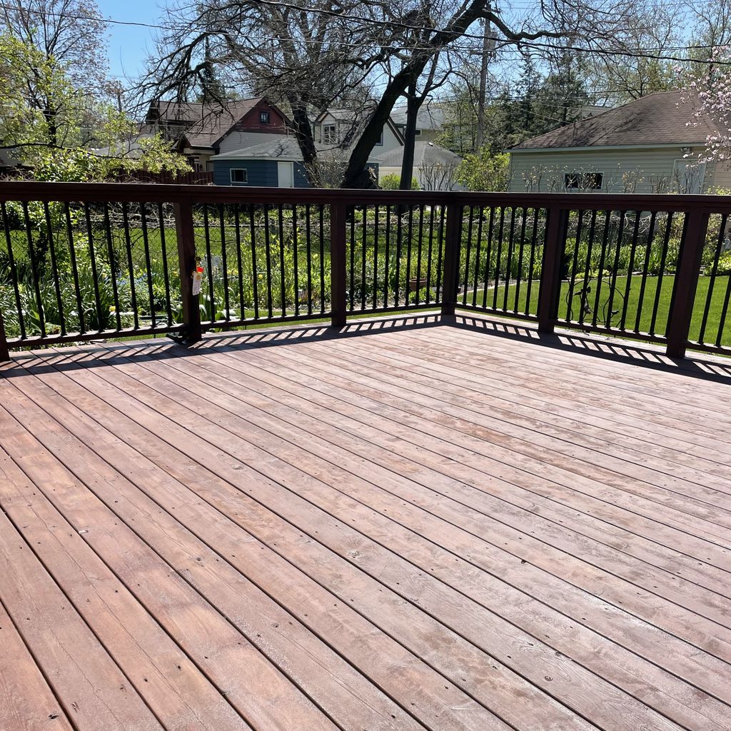 Deck Staining and Sealing project from 2022