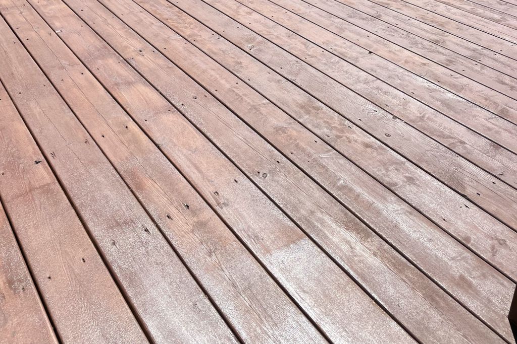 Deck Staining and Sealing project from 2022