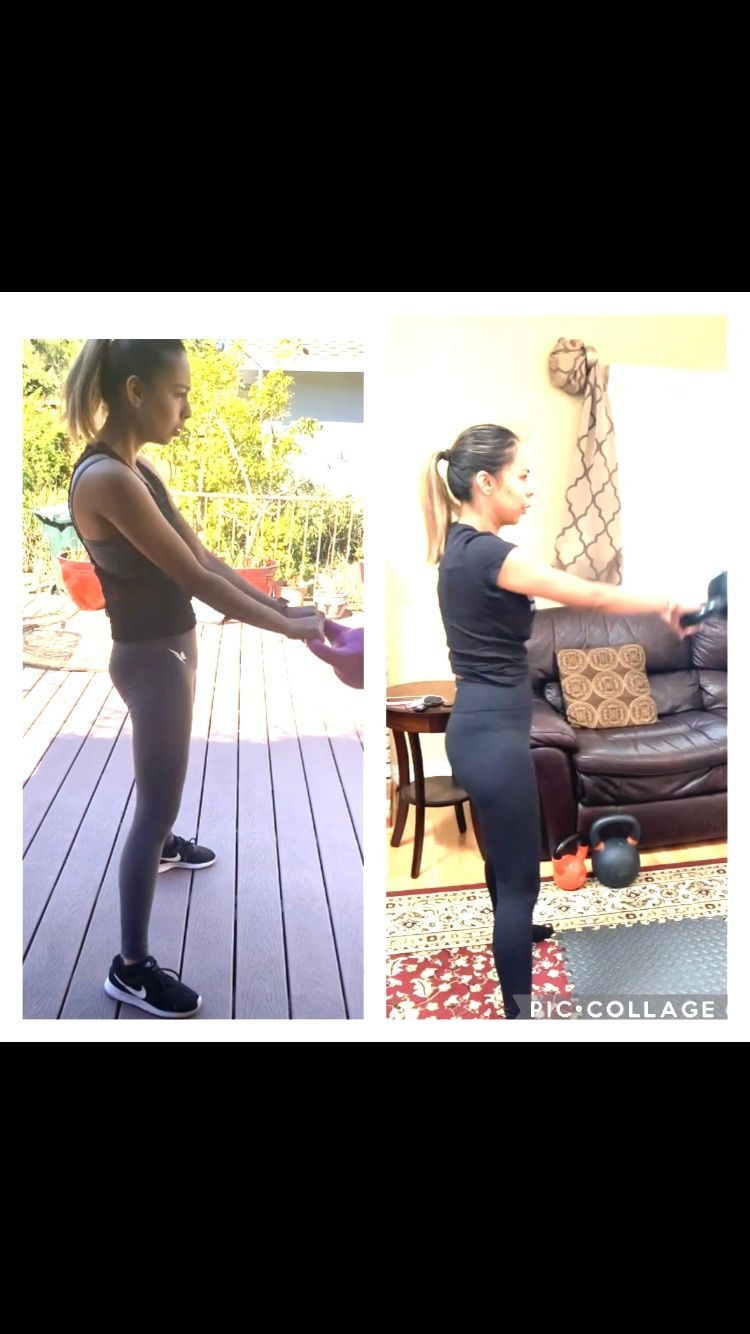 Left: week 1. Right: week 5.