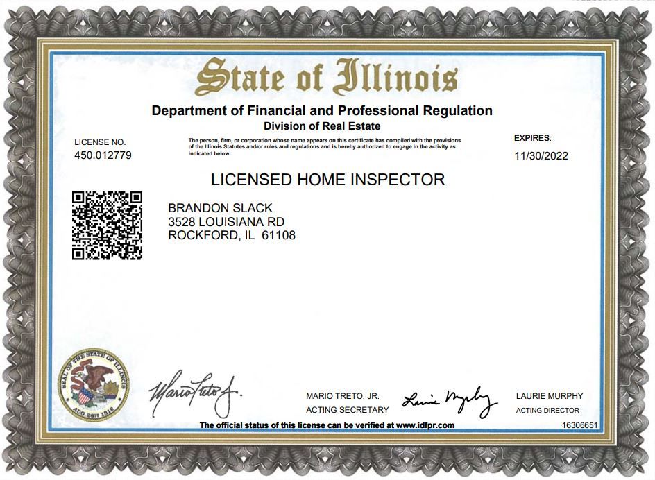 Licensed in the state of Illinois