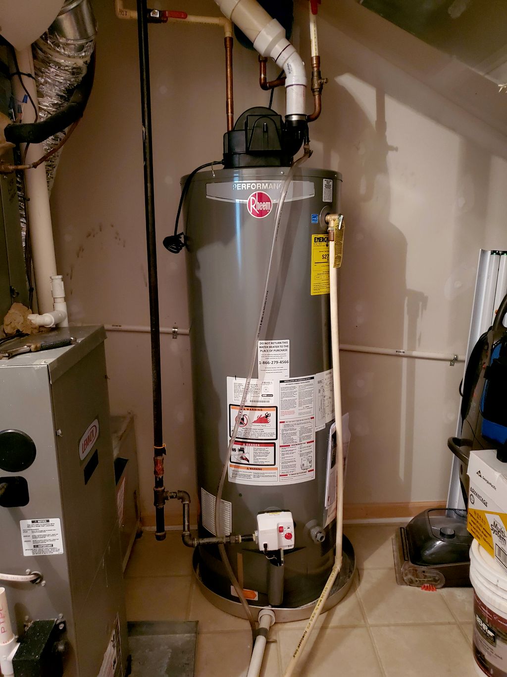water heater install 