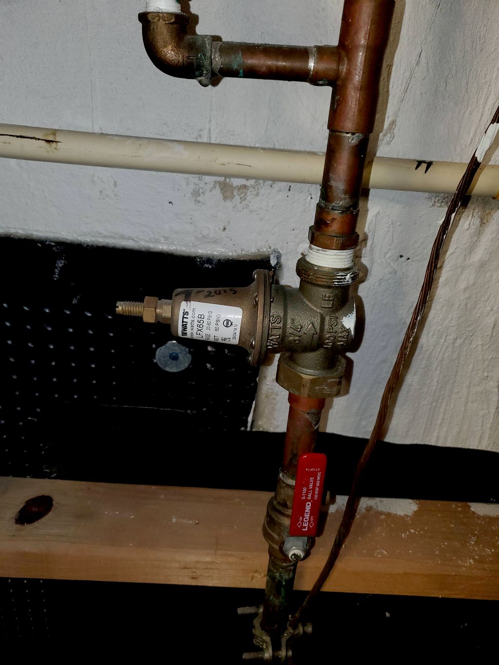 Pressure reducing valve replacement