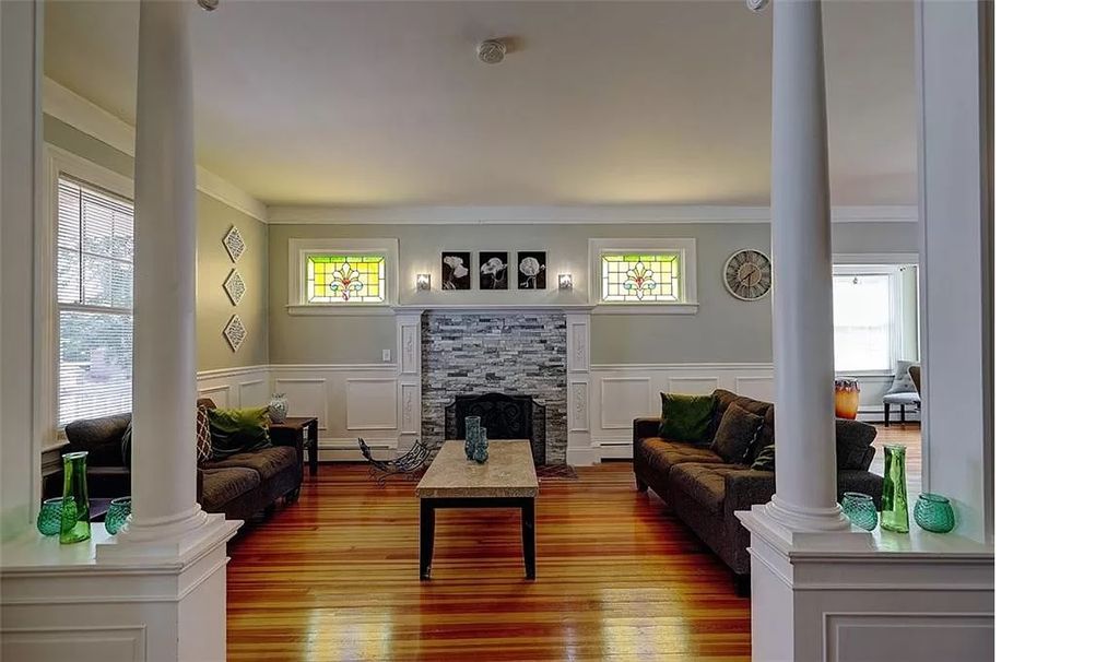 After Fireplace, Painting, Wainscoting