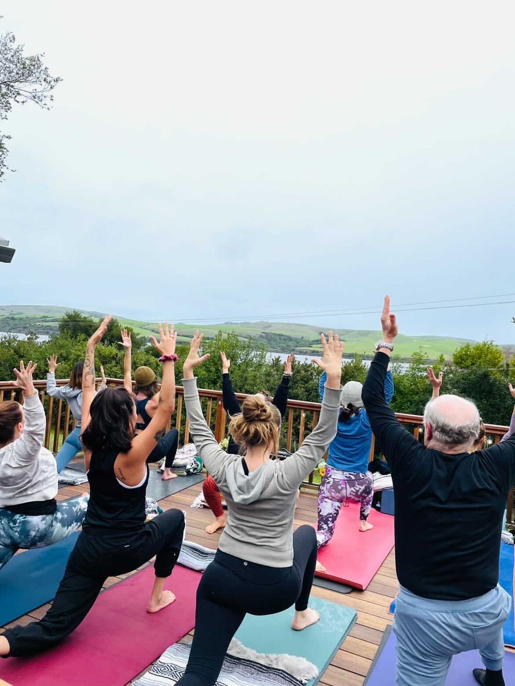 Outdoor Yoga Class