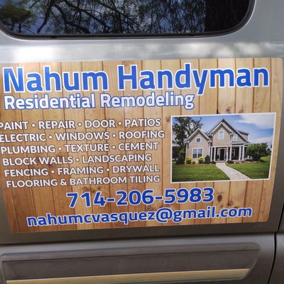 Avatar for Nahum Handyman