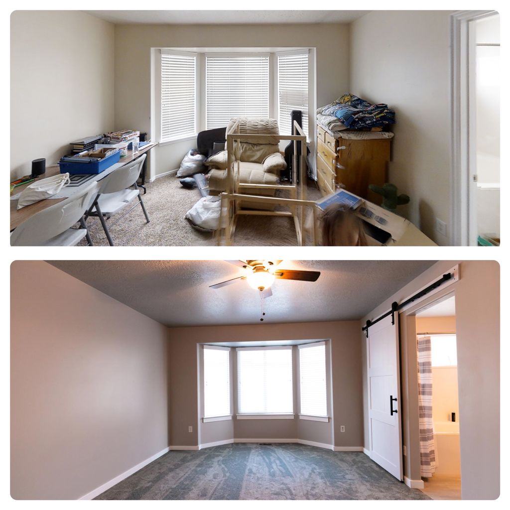 Master Bedroom - New paint, fixtures, carpet, and 