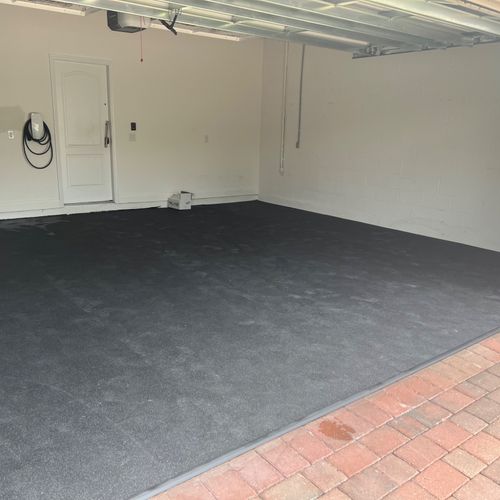 They did a great job installing my garage floor wi