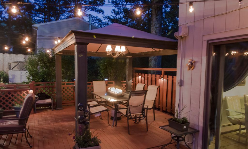 landscape lighting ideas string lights