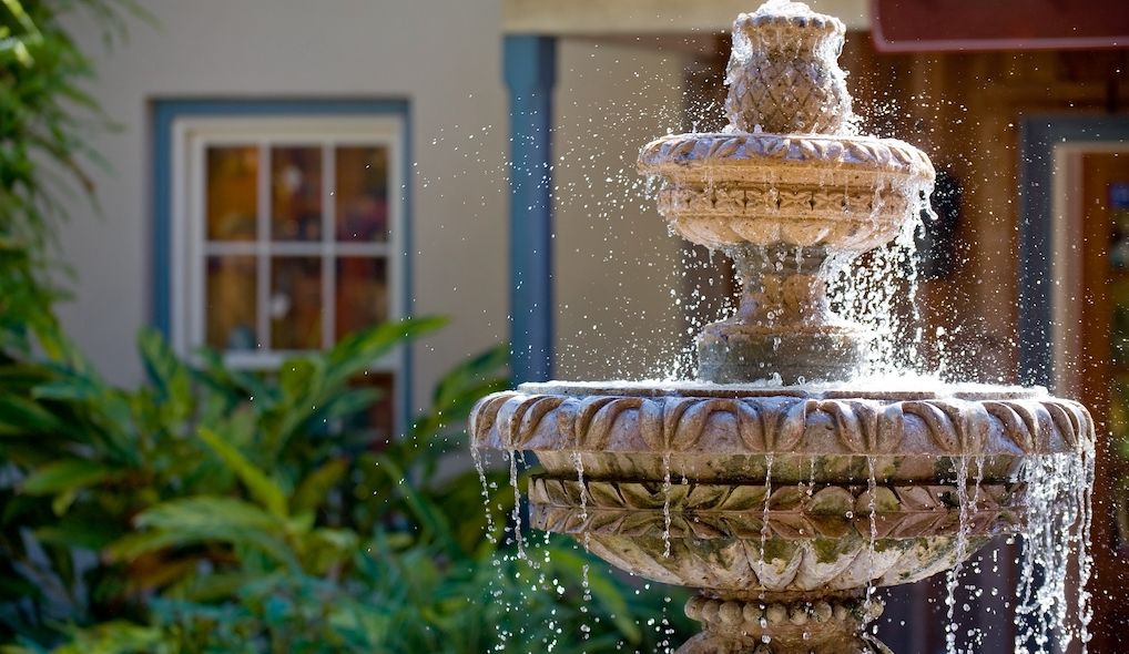 hardscape water fountain