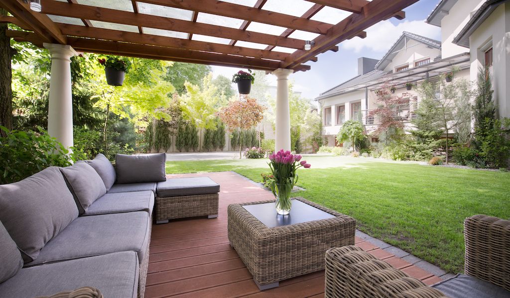 backyard pergola