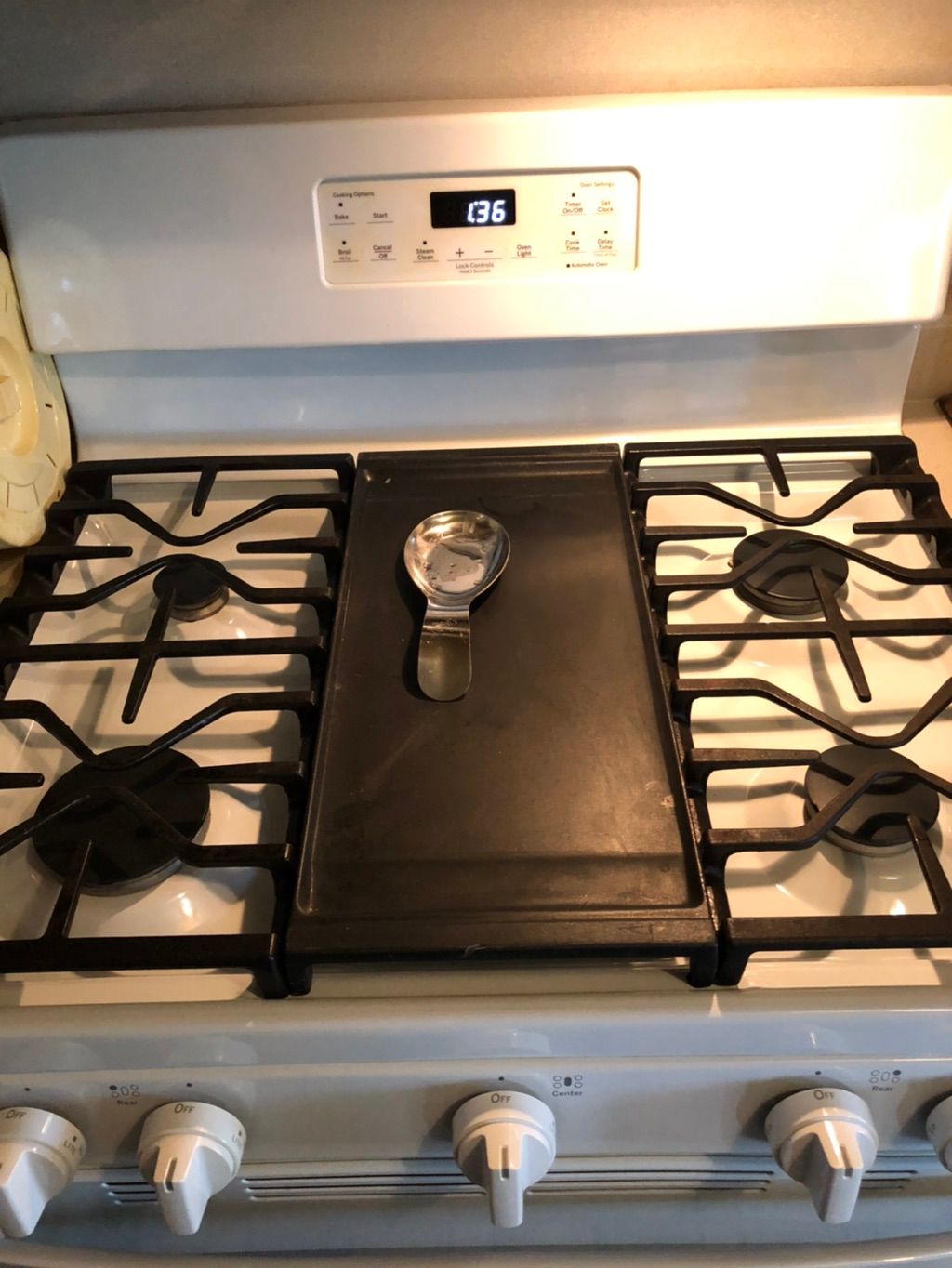 After cleaning service.