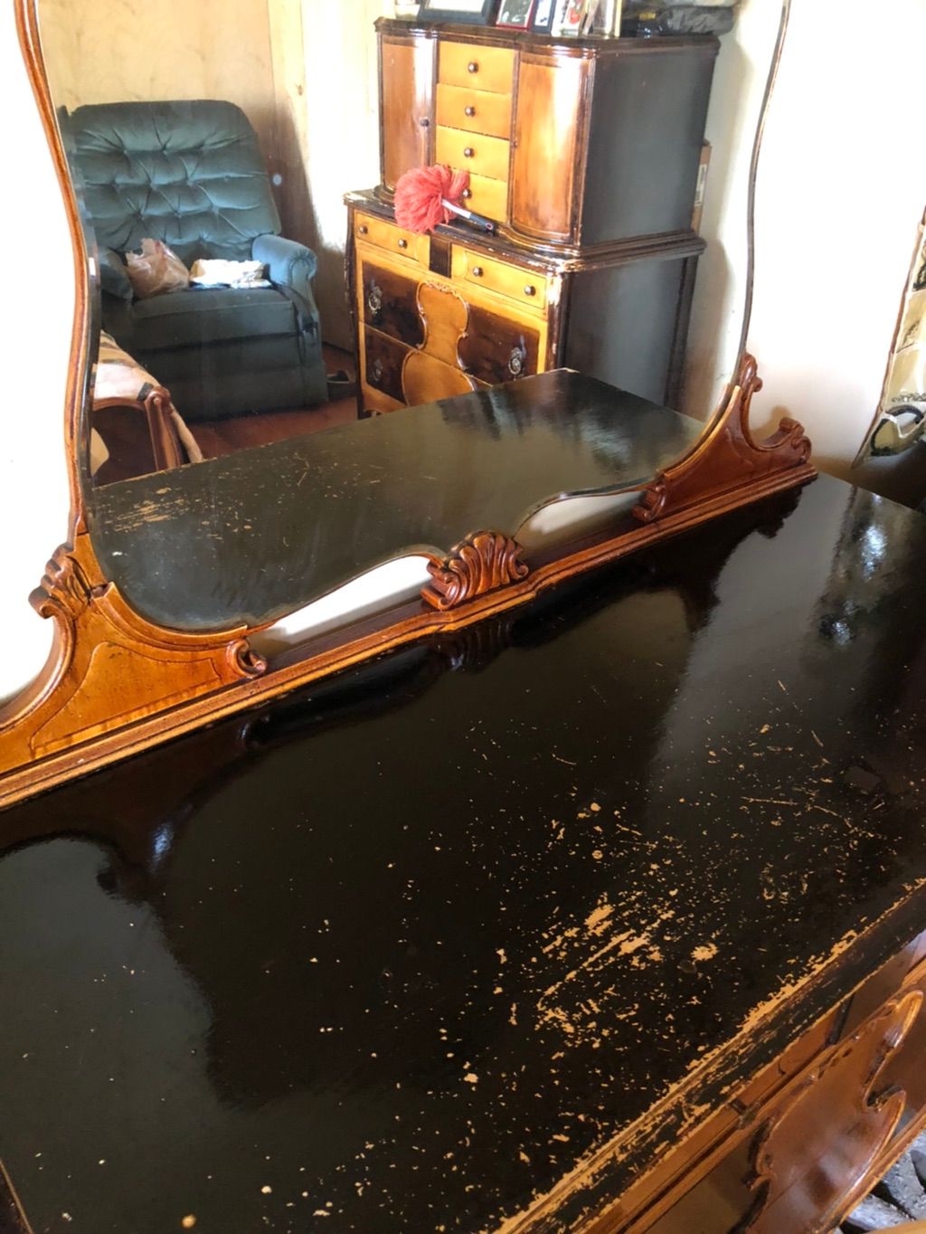 After cleaning service.
