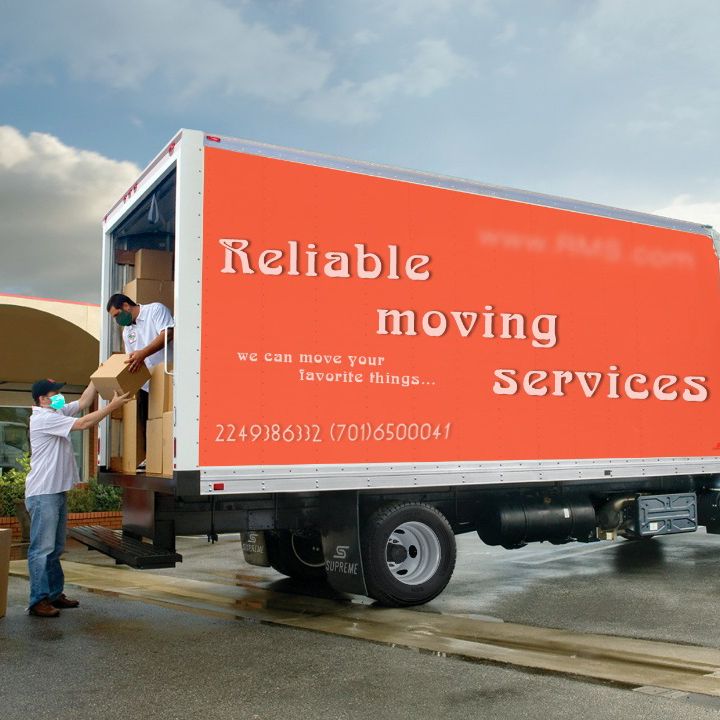 Reliable Moving Services & Rainbow painting