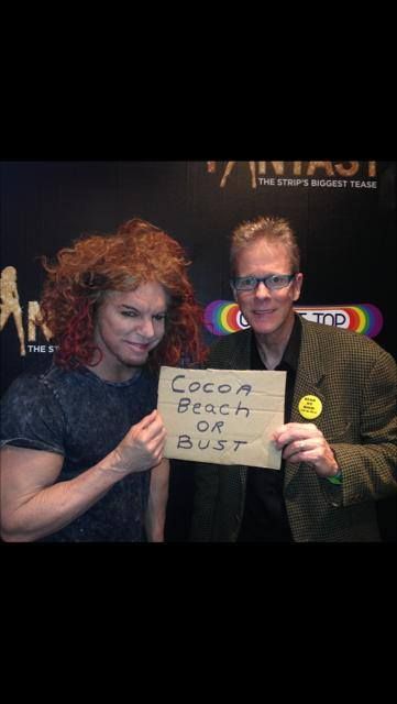 With Carrot Top Before Shows in Las Vegas
