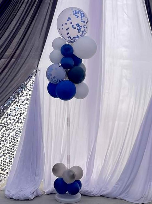 Balloon Bouquet with topper $35.00