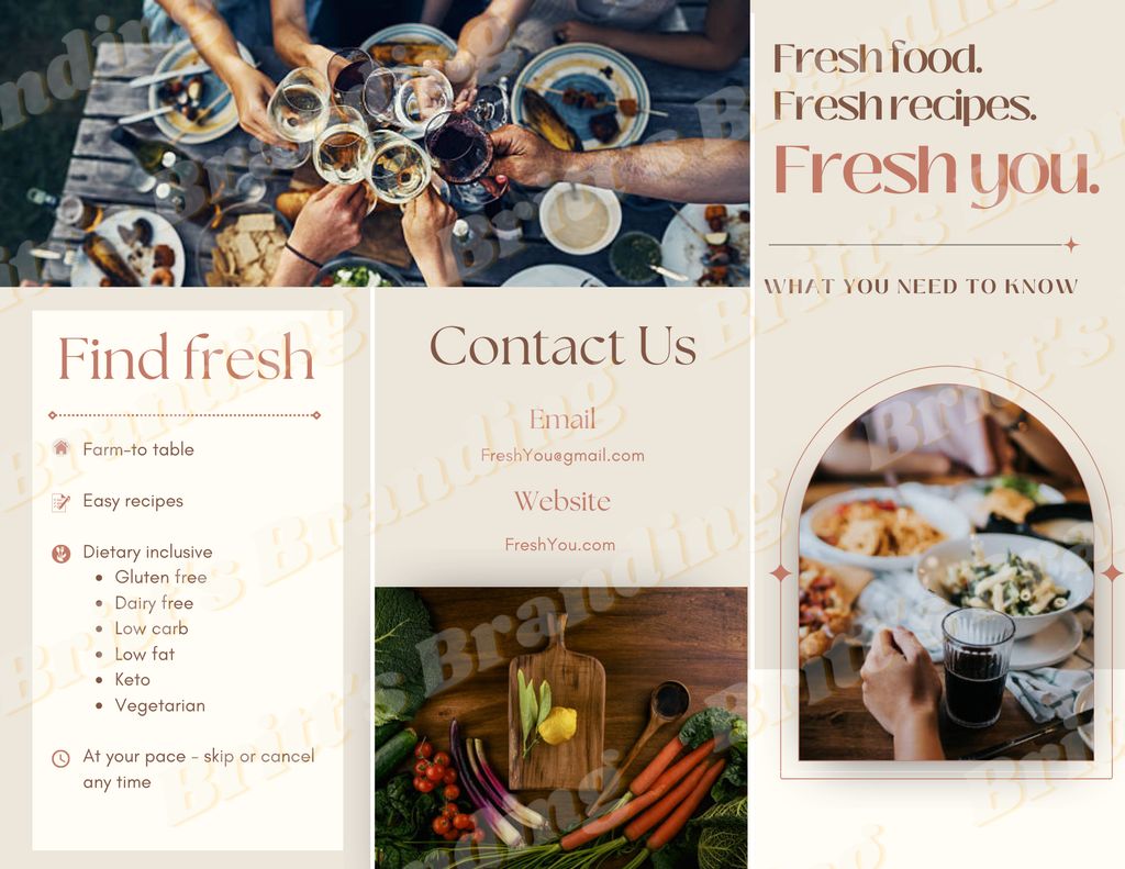 Brochure Work Sample