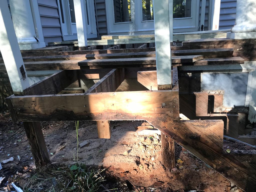 Before deck repair