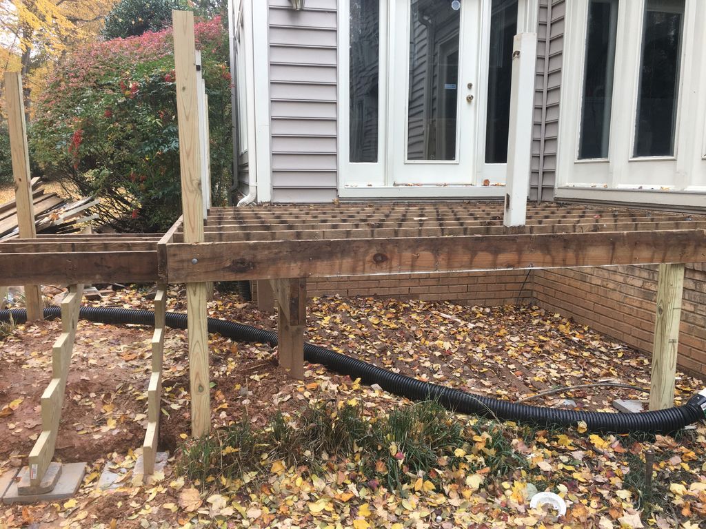 Before deck repair