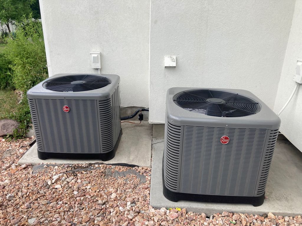 Rheem 16 SEER Double Unit Install